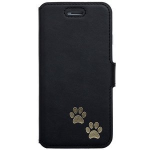 Genuine leather Slim Cover - Costa Black - Two Paws - Transparent TPU