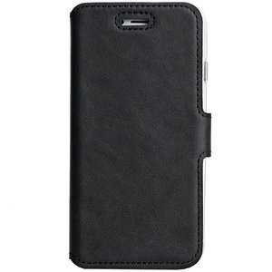 Genuine leather Slim cover - Costa Black - Transparent TPU