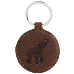 Keychain - Nut Brown - Elephant