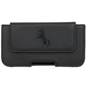 Natural leather Belt case - Costa Black - Horse