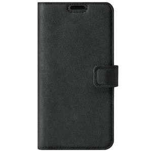 RFID Wallet case - Nubuck Dark Gray - TPU Black