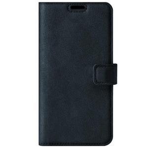 RFID Wallet case - Nubuck Navy Blue - TPU Black