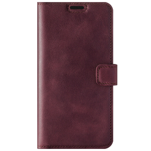 Wallet case - Burgundy - Transparent TPU