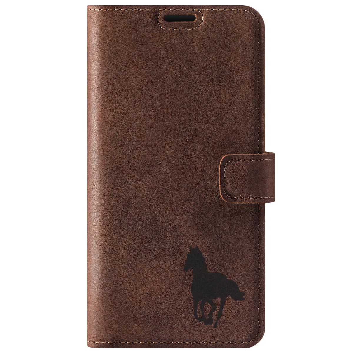 Wallet case - Nut - Galloping Horse - Transparent TPU