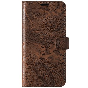 Wallet case - Ornament Brown - Transparent TPU