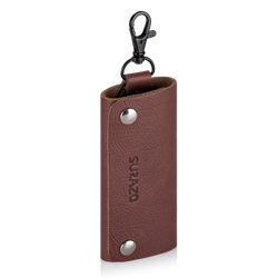 Leather Key Case - Supreme Brown