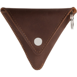 Traingle Coin Pouch - Nut