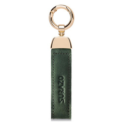 Keychain Premium - Nubuck Dark Green