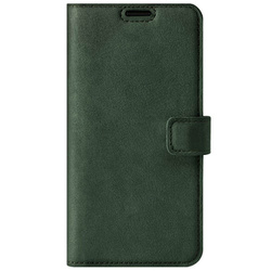 RFID Wallet case - Nubuck Dark Green - TPU Black