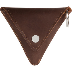 Traingle Coin Pouch - Nut