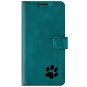 RFID Wallet case - Turquoise - TPU Black