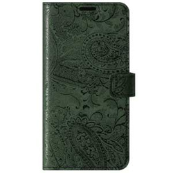 Wallet case - Ornament Green - Transparent TPU