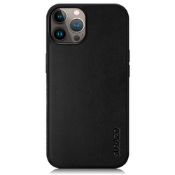 Genuine leather Back case with MagSafe - Costa Black - TPU Black