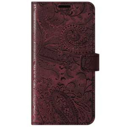 Wallet case - Ornament Burgund - Transparent TPU