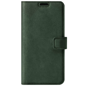 RFID Wallet case - Nubuck Dark Green - TPU Black