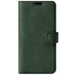 RFID Wallet case - Nubuck Dark Green - TPU Black