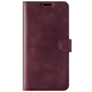 Genuine leather Kickstand Premium RFID - Burgundy - TPU Black