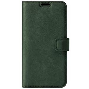 RFID Wallet case - Nubuck Dark Green - TPU Black