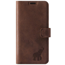 RFID Wallet case - Brown - Elephant - Transparent TPU